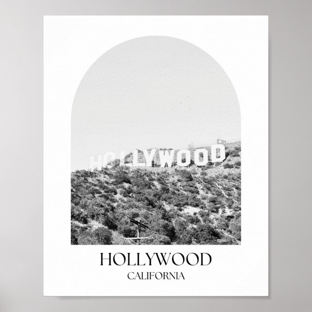 Hollywood California Arch Photo Print (Front)