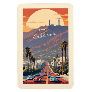 Hollywood California Magnet