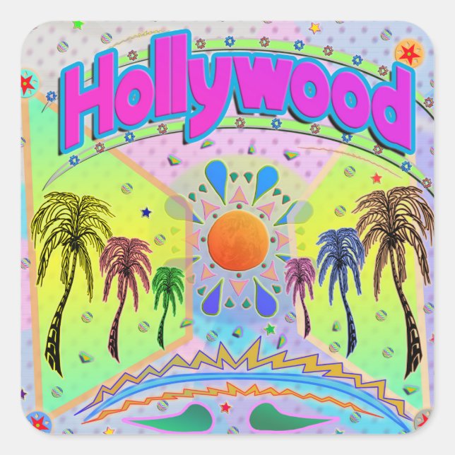 Hollywood Calm Desire Sticker (Front)