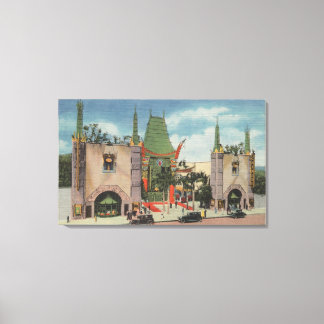 Hollywood, CAView of Grauman's Chinese Theatre Canvas Print