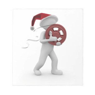 hollywood christmas notepad