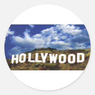 HOLLYWOOD CLASSIC ROUND STICKER