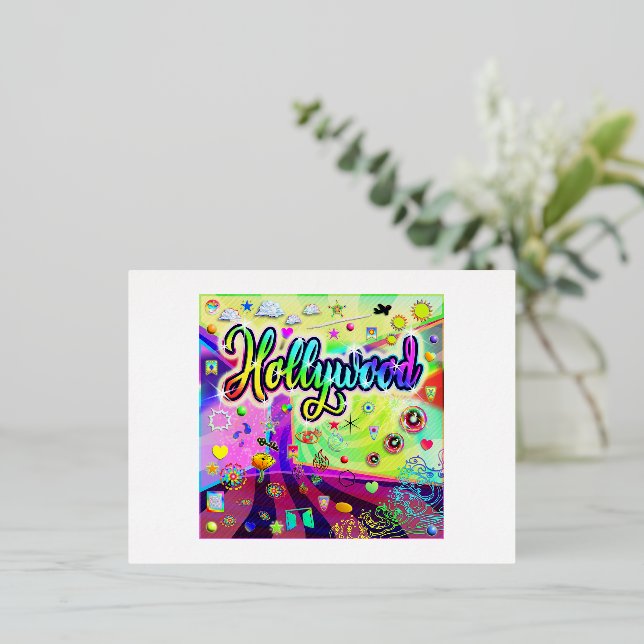 Hollywood Cool Energy Postcard (Standing Front)