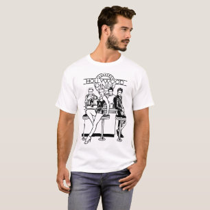 ✨ Hollywood Diner Retro Design – Neon Vintage Bar T-Shirt