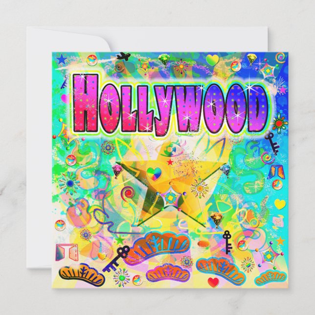 Hollywood Epoch Hour Greeting Card (Front)