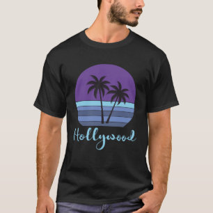 Hollywood Florida Beach Palm Tree Group T-Shirt