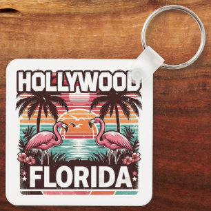 Hollywood Florida Keychain