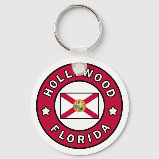 Hollywood Florida Keychain (Front)