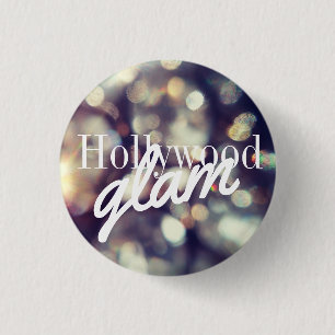 Hollywood Glam 1 Inch Round Button