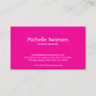 HOLLYWOOD GLAM Business Card