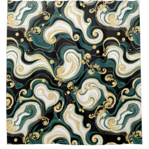 Hollywood Glam Shower Curtain – Luxe & Trendy