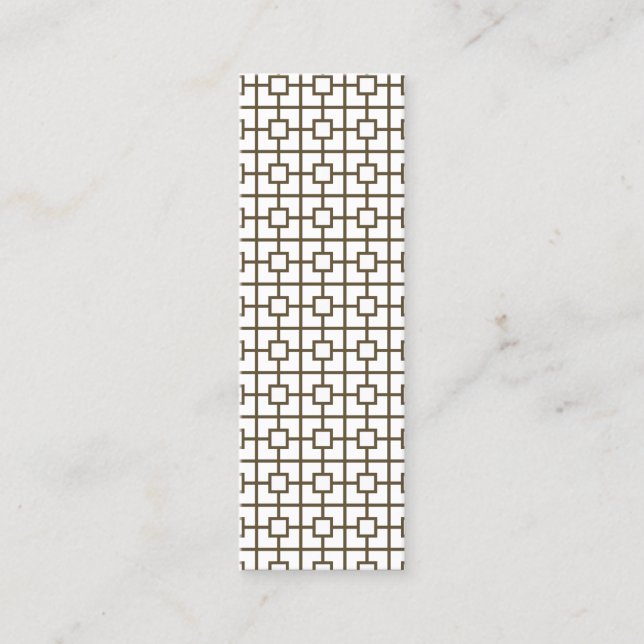 HOLLYWOOD GLAM Slim Business Card (Front)