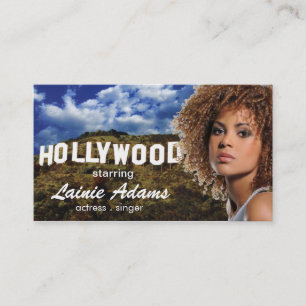 hollywood hills actor business card