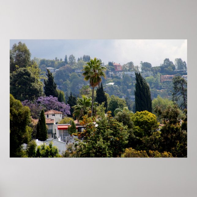 Hollywood Hills, California Poster (Front)