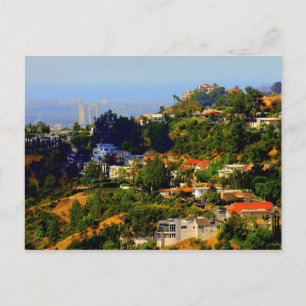 Hollywood Hills, Californie Carte postale