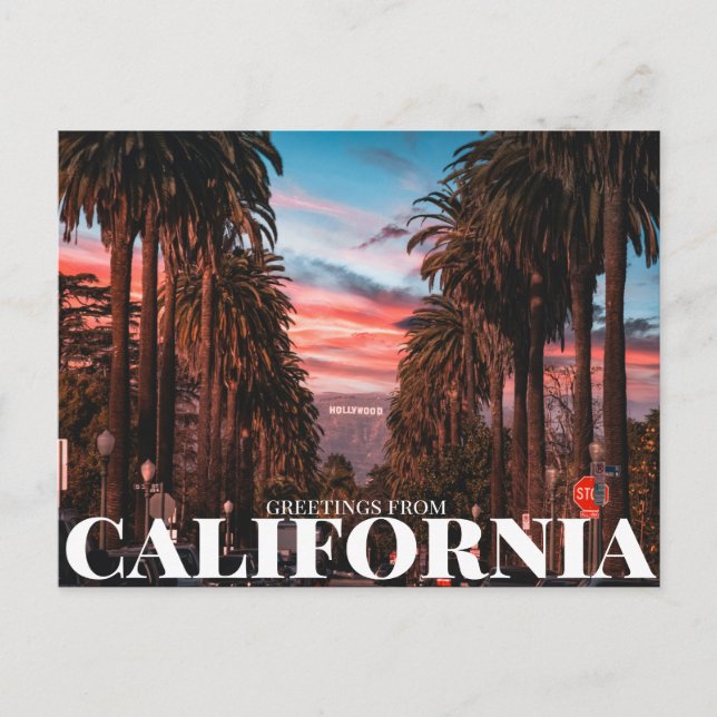 Hollywood, Los Angeles, California Postcard (Front)