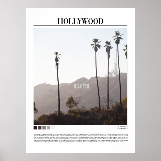 Hollywood - Los Angeles (United State) Poster (Front)