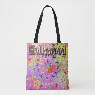 Hollywood Lucky Golden Tote Bag