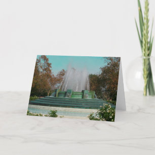 Hollywood Mulholland Memorial Fountain Holiday Card