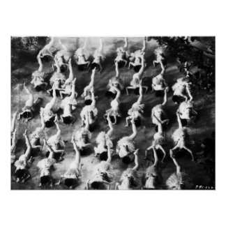 Hollywood Musical Chorus Girls   Poster