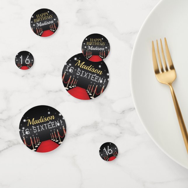 Hollywood Red Carpet Birthday Confetti (Group)