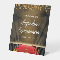 Hollywood Red Carpet Quinceanera Welcome
