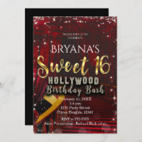 Hollywood Red Carpet Stairs SWEET 16 Birthday