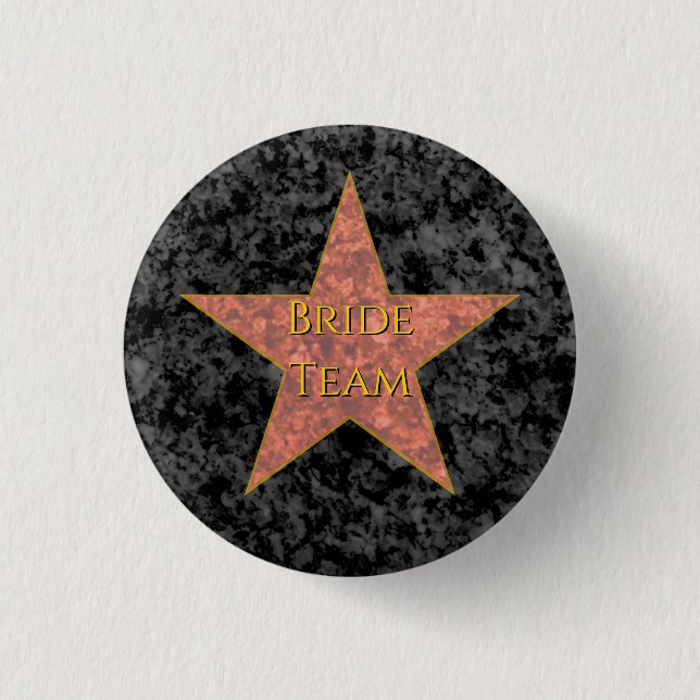 Hollywood Star Personalized pin (Front)