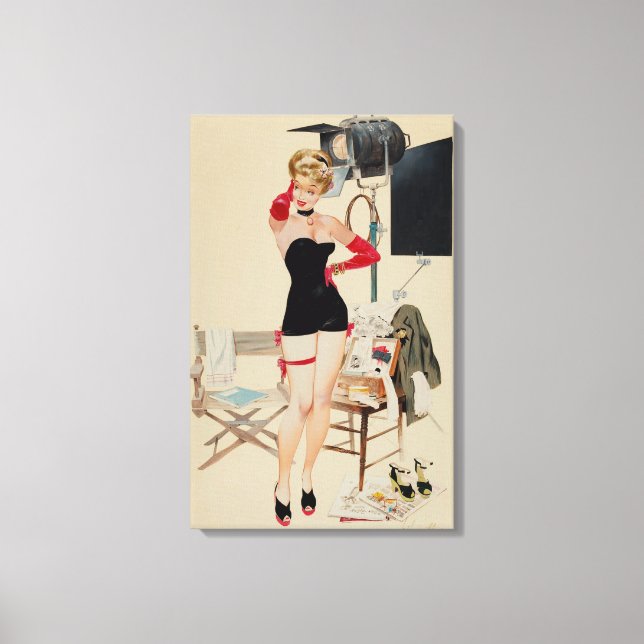 Hollywood Starlet by Fritz Willis Canvas Print (Front)