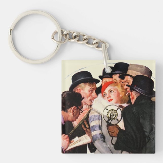 Hollywood Starlet Keychain (Front)