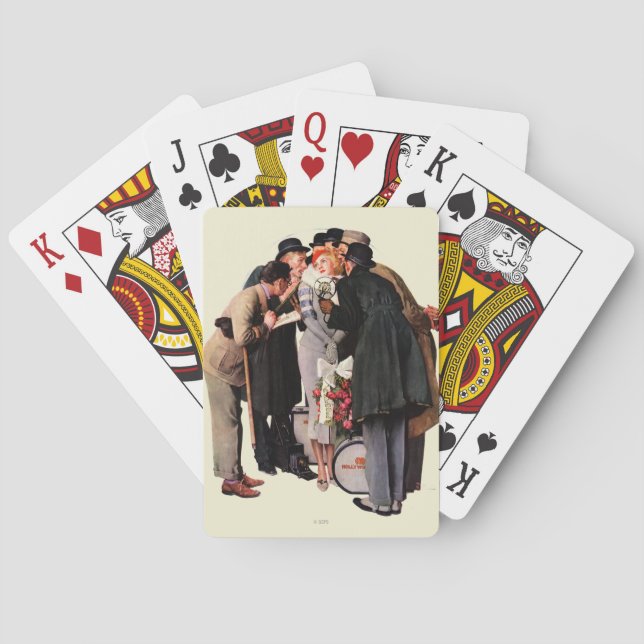 Hollywood Starlet Playing Cards (Back)