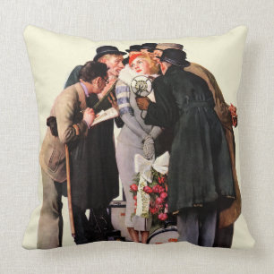 Hollywood Starlet Throw Pillow