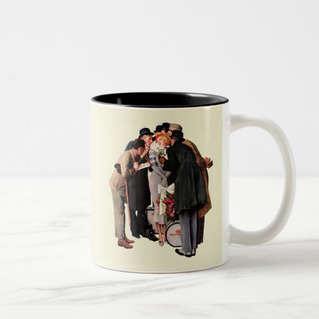 Hollywood Starlet Two-Tone Coffee Mug (Right)