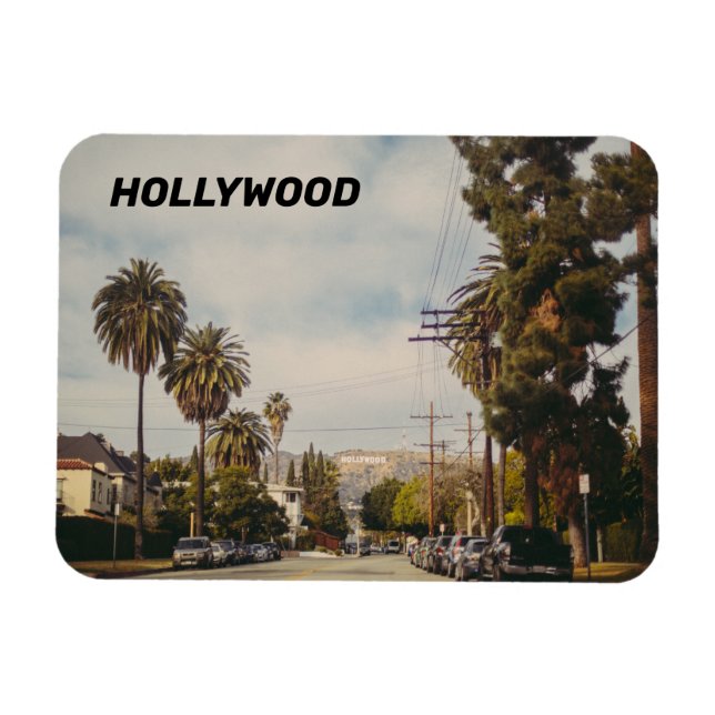 Hollywood USA Magnet (Horizontal)
