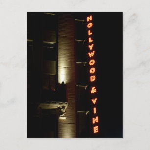 Hollywood & Vine Postcard