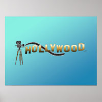 Hollywood Vintage Director Movie Camera 