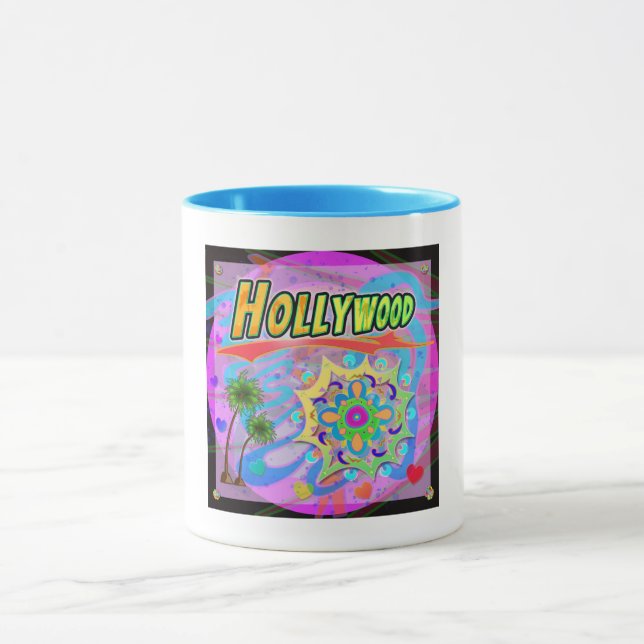 Hollywood vrai progrès Mug (Centre)