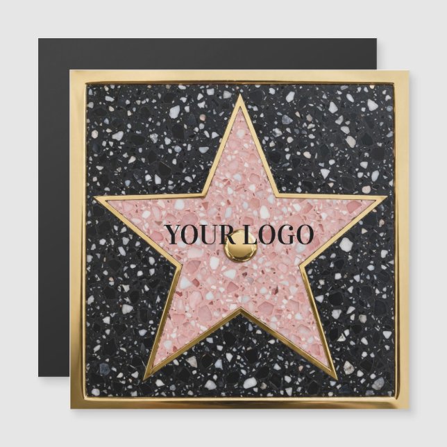 Hollywood Walk of Fame Square Coaster (Front/Back)