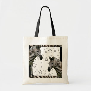 Hollywood Zebras Tote Bag