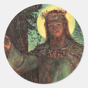 Holman Hunt Light of the World Classic Round Sticker