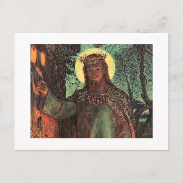 Holman Hunt Light of the World Postcard (Front)