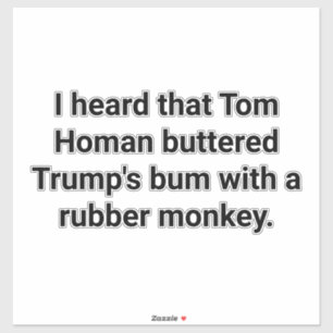 Holman Trump Monkey bum Hankamer Artjunkhaus Yummy