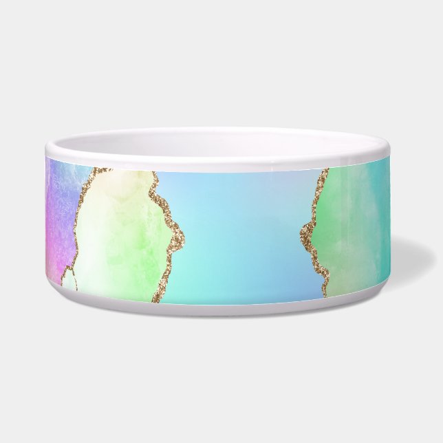 Holo Agate | Faux Iridescent Pastel Ombre Marble (Front)