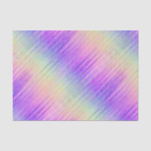 holo rainbow pinstripe : tissue paper