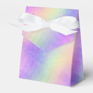 holo rainbow soft ombre : favor box