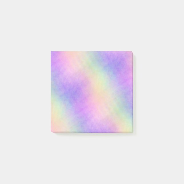 holo rainbow soft ombre :  post-it notes (Front)