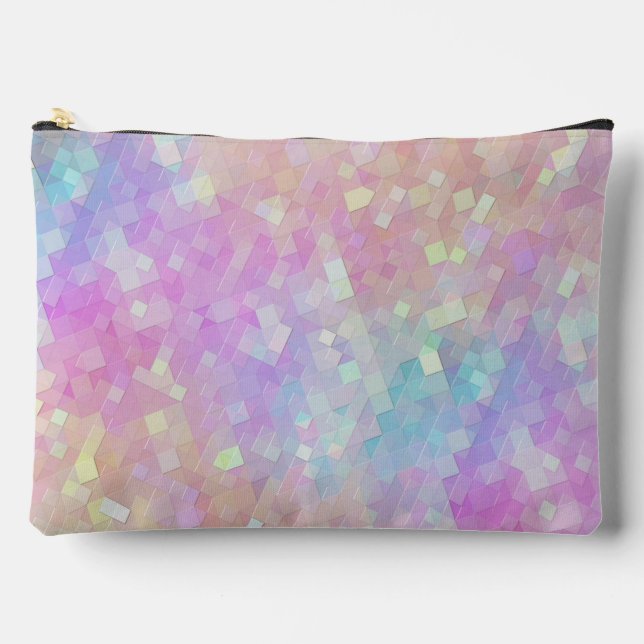 holo sparkle mosaic : accessory pouch (Front)