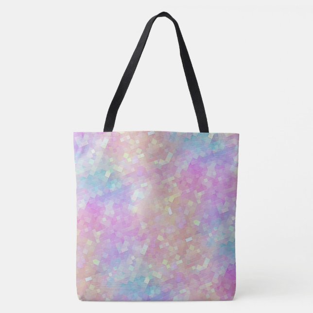 holo sparkle mosaic : tote bag (Front)