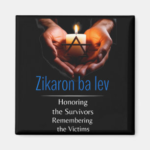 Holocaust Rembr Memorial Day Yom HaShoah Zikaron Magnet