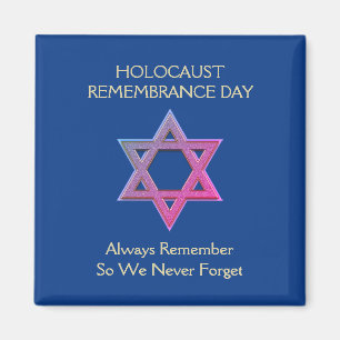 Holocaust Remembrance Day YOM HASHOAH Magnet